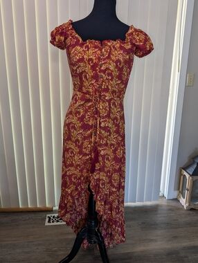 Tiare Hawaii High Low Boho  Sun Dress